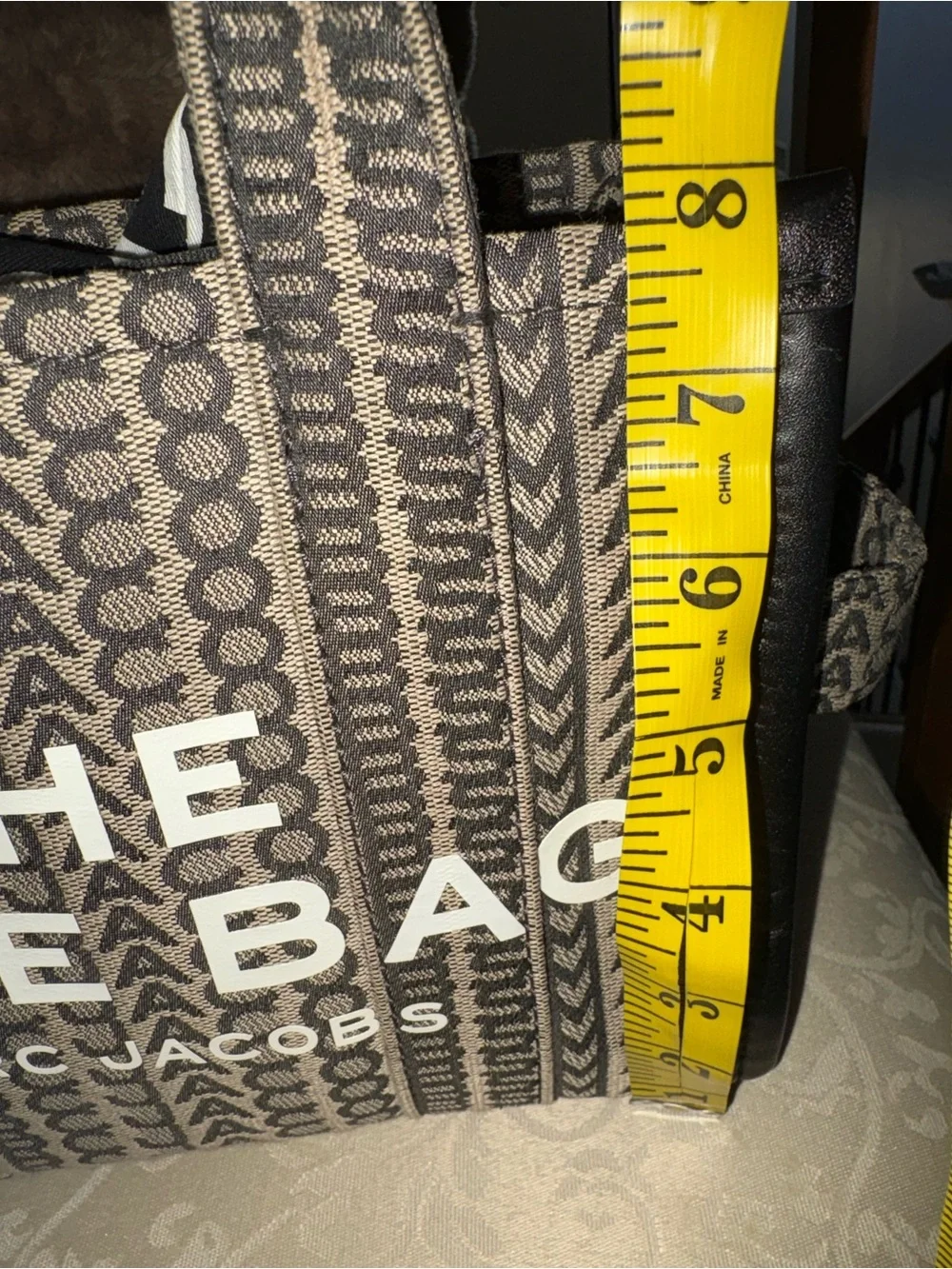 Small Marc Jacobs Monogram Crossbody Canvas Tote